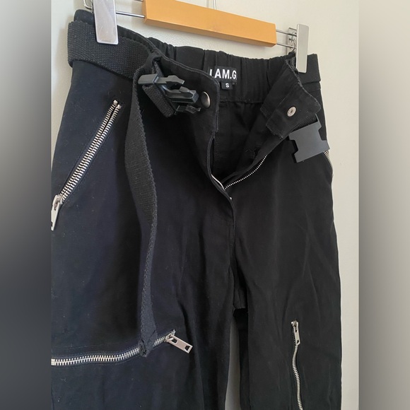 I.AM.GIA Elevara High-Rise Zipper Pant Black Size Small - Picture 10 of 15